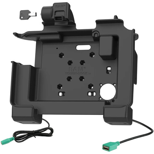 RAM Mounts RAM Powered Dock for Zebra ET60 and ET65 (Locking Non-Heated Pins)
