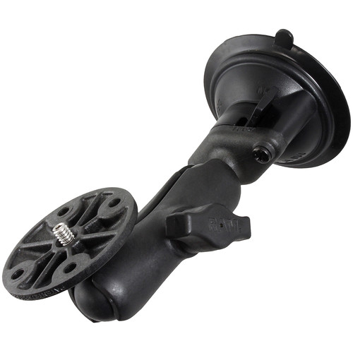 RAM Mounts Composite Twist Lock Suction Cup Mount with Round Base Adapter