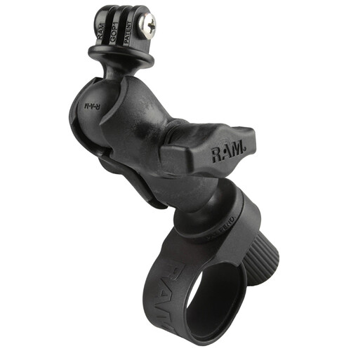 RAM Mounts RAMTough-Strap Double Ball Mount with Universal Action Camera Adapter