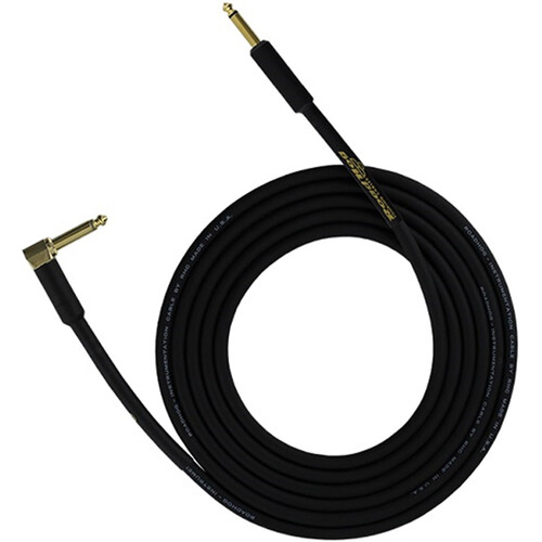 RapcoHorizon RoadHog 20GA Instrument Cable with Gold-Plated Neutrik Straight to Right-Angle 1/4