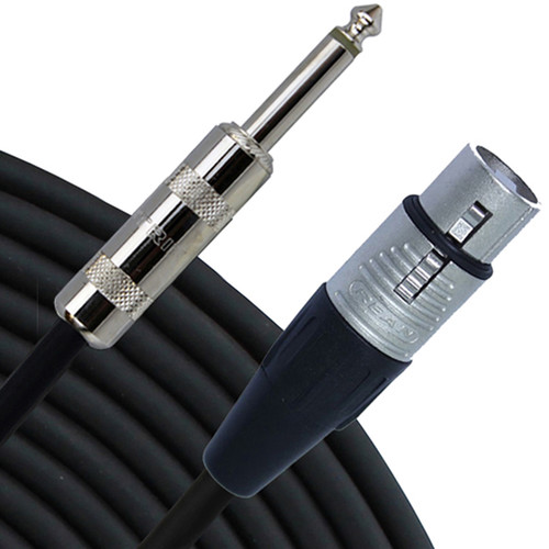RapcoHorizon HZ Microphone Cable with XLR Female to 1/4