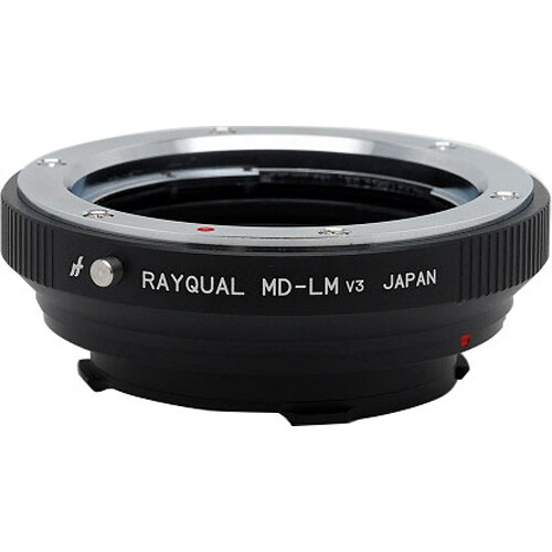Rayqual Lens Mount Adapter for Minolta MD Lens to Leica M-Mount Camera