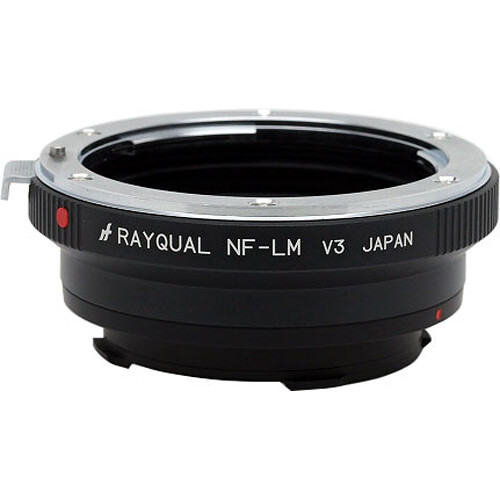 Rayqual Lens Mount Adapter for Nikon F Lens to Leica M-Mount Camera