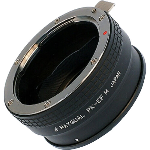 Rayqual Lens Adapter for Pentax K Lens to Canon EF-M-Mount Camera