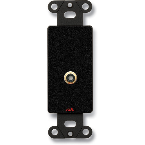 RDL Single RCA Jack Wall Plate