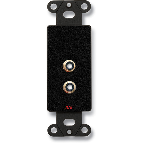 RDL Dual RCA Jack Wall Plate