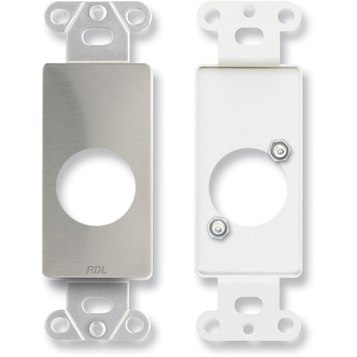 RDL DS-D1 Single Plate for Standard/Specialty Connectors (Stainless Steel)