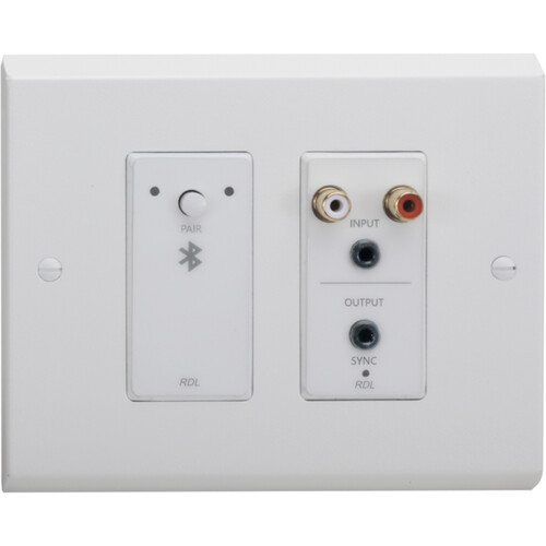 RDL European Plate Adapter for 2-Single D-Style Or One Dual-Decora DD-Style Product (White)