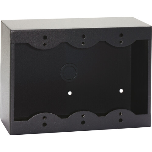 RDL SMB-3B Surface Mount Box for 3 Decora-Style Products (Black)