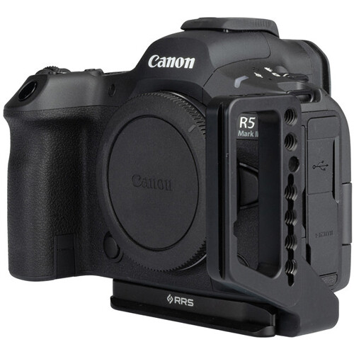 Really Right Stuff Video Offset L-Bracket for Canon R5 R5 Mark II R6 & R6 Mark II