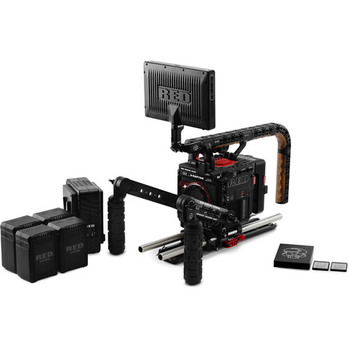 RED DIGITAL CINEMA V-RAPTOR [X] 8K VV Production Pack with Rigid-Hinge Touch 7