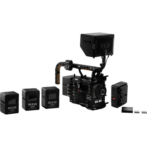 RED DIGITAL CINEMA V-RAPTOR XL [X] 8K VV Production Pack with Rigid-Hinge Touch 7