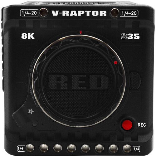 RED DIGITAL CINEMA V-RAPTOR 8K S35 Production Pack with Top Plate Plus & Rigid-Hinge Touch 7.0 (V-Mount)