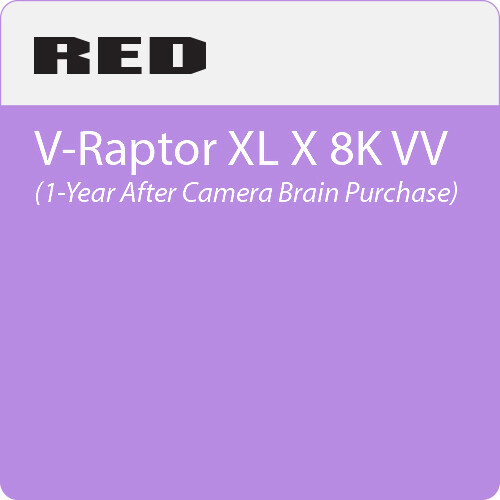 RED DIGITAL CINEMA 2-Year RED Extended Warranty for V-Raptor XL 8K VV