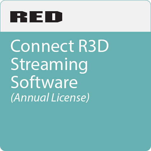 RED DIGITAL CINEMA Connect R3D Streaming Software (Annual License)