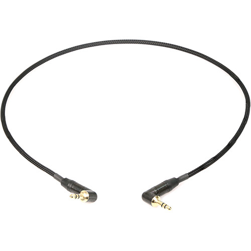 Remote Audio Stereo Jumper Cable 3.5mm Right Angle TRS CA1/8L24