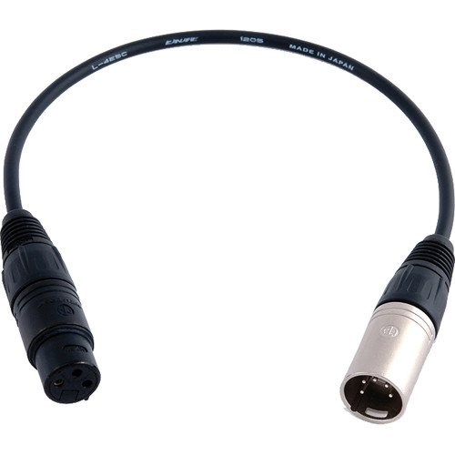 Remote Audio XLR3 Female to XLR5 Male Balanced Adapter Cable (11