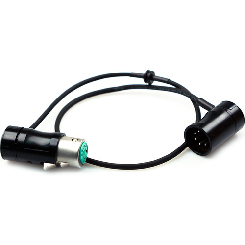Remote Audio Low-Profile XLR5F to Low-Profile XLR5M Balanced Straight Stereo Belden Star Quad Jumper Cable for Zeppelin Isolation Mount (16.5