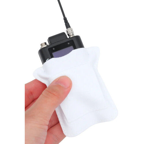 Remote Audio URSA Small Belt Pouch for Wireless Microphone Transmitters (White)