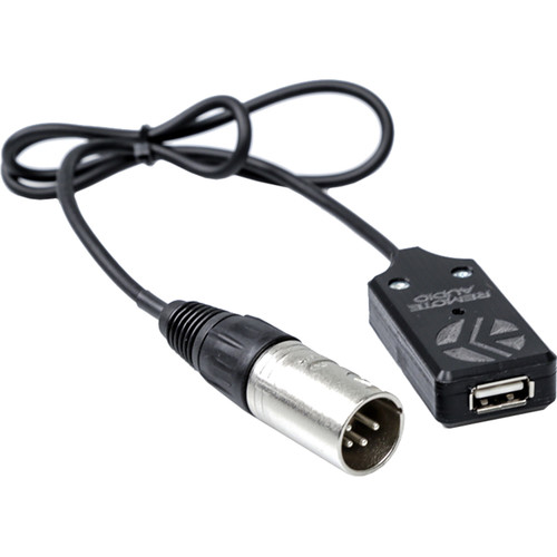 Remote Audio 4Pin XLR Male to USB Jack, Power REM CAX4USB B&H