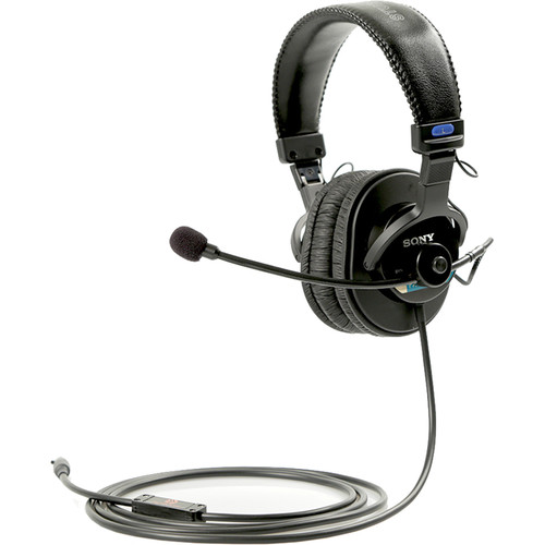 Remote Audio MDR7506HSS-S Headset with Electret Boom Microphone & Wired TA5F Connectivity