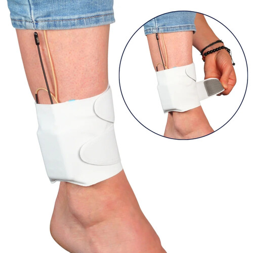 Remote Audio URSA Ankle Strap with Big Pouch (White)
