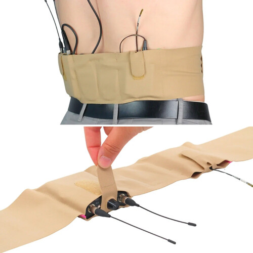 Remote Audio URSA Straps Live Strap - Double Pouch (Small Beige)