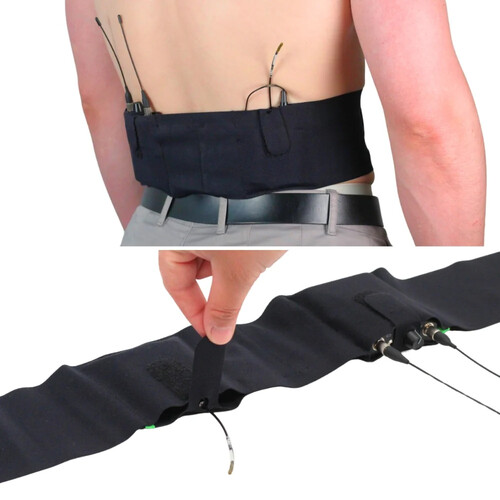 Remote Audio URSA Straps Live Strap - Double Pouch (Small Black)