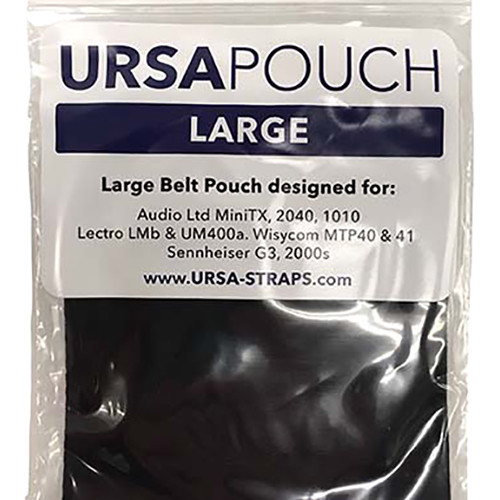 Remote Audio URSA Pouch for Wireless Transmitters (Large Black)