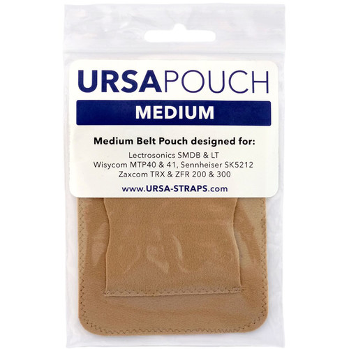 Remote Audio URSA Pouch for Wireless Transmitters (Medium Beige)