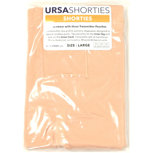 Remote Audio URSA Shorties Form-Fitting Shape Wear for Women (Large Beige)