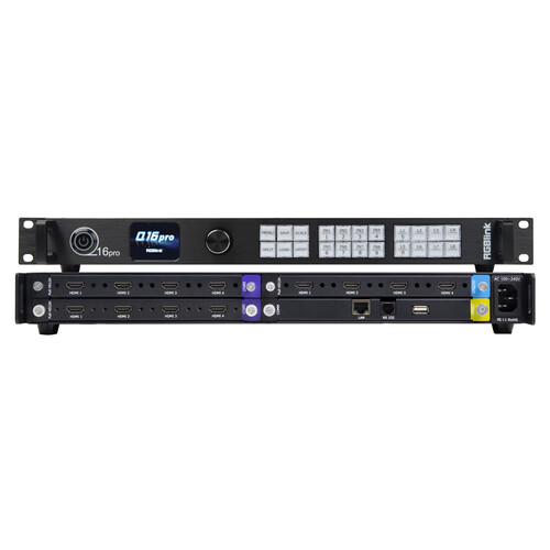 RGBlink Q16pro Gen2 1U 4K Multilayer Video Wall Splicing Processor