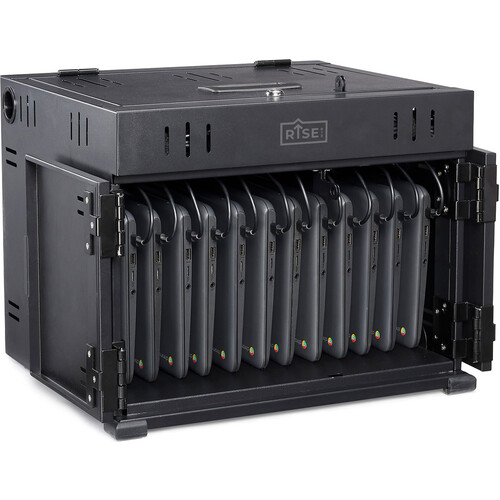 Rise K12 C12 12-Unit Charging Cabinet (Black)