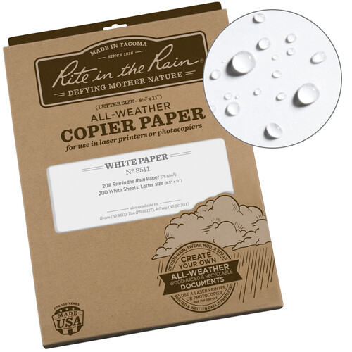 Rite in the Rain All-Weather Printer Paper (White 8.5 x 11