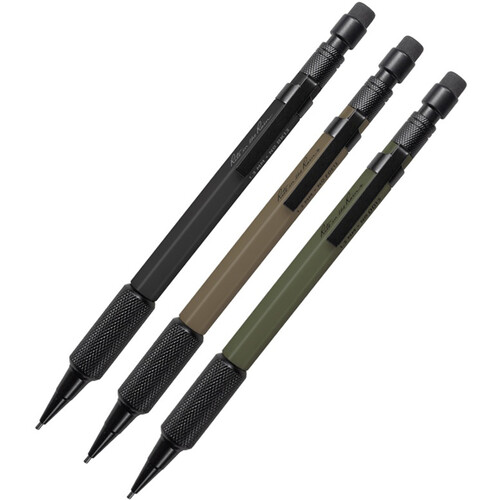 Rite in the Rain Mechanical Clicker Pencil (3-Pack Black Olive Drab Flat Dark Earth)