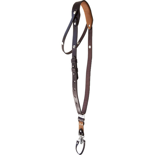 RL Handcrafts Andino Pro-DLX Leather Camera Sling (Large Coffee/Tan/Coffee)