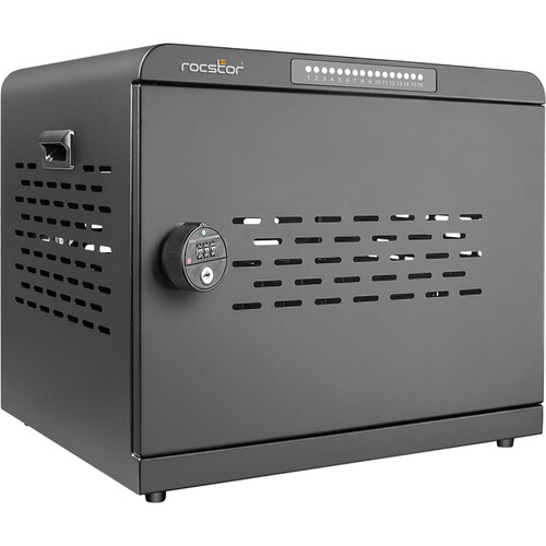 Rocstor Volt UC16 USB-C 16-Device 1000W Charging Station Cabinet