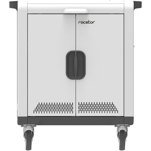 Rocstor Volt SCL32 USB Sync & Charging Cart with Lightning Cables for 32 Tablets Up to 13