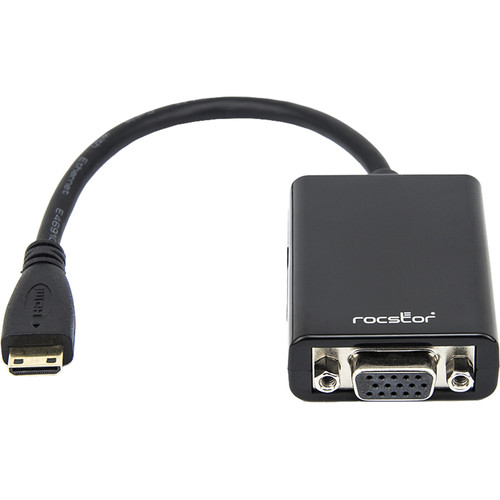 Rocstor Mini-HDMI to VGA & 1/8
