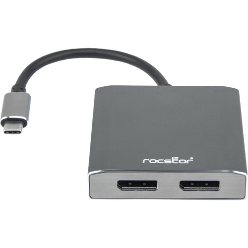 Rocstor USB Type-C to Dual DisplayPort Display Adapter Cable