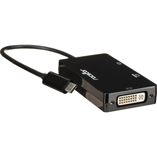 Rocstor Premium USB Type-C 3-in-1 Multiport Video Adapter