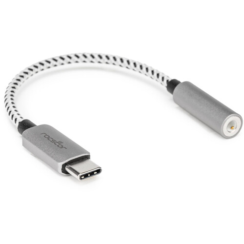 Rocstor USB-C to Hi-Res 3.5mm Audio Adapter (Silver)