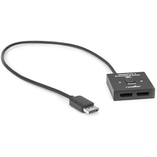 Rocstor DisplayPort 1.4 Bidirectional KVM Switch