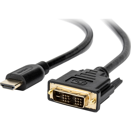 Rocstor HDMI to DVI-D 18 + 1 Cable (6' Black)