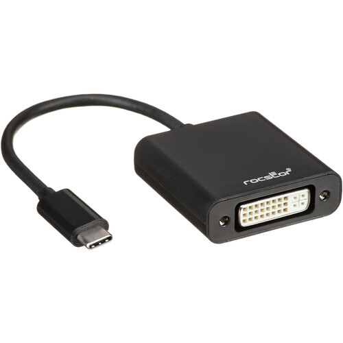 Rocstor Premium USB Type-C Male to DVI-I Female Adapter (6