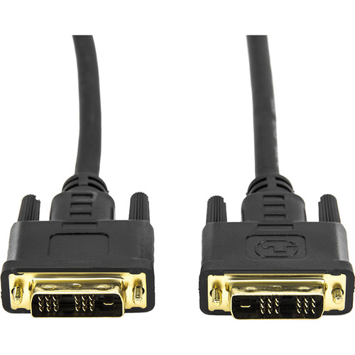Rocstor Rocpro DVI-D Single-Link Male Cable (6' Black)