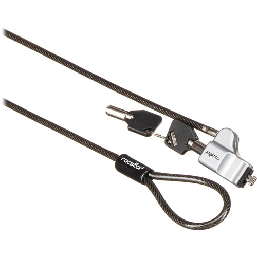 Rocstor Rocbolt C21 Security Cable with Key Lock & Keys for Ultrathin Laptops