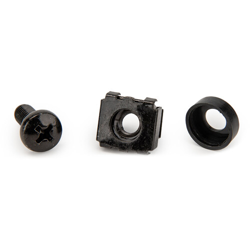 Rocstor M5 Rack Screw & Cage Nut (50-Pack Black)