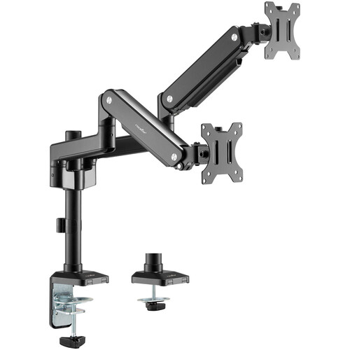 Rocstor ErgoReach EP9 Premium Dual Ergonomic Monitor Pole Mount Arm