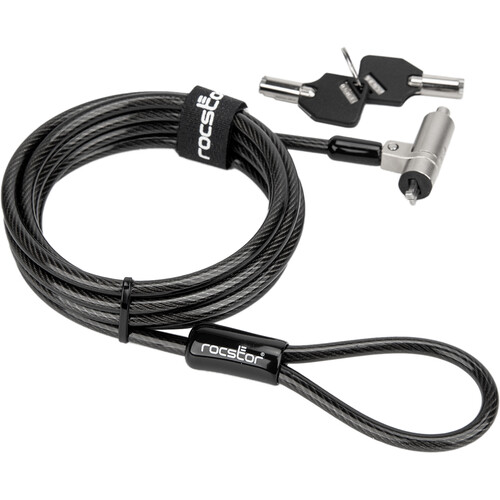 Rocstor Rocbolt N19 Slim Security Cable Lock for Nano-Shaped Slots (6')